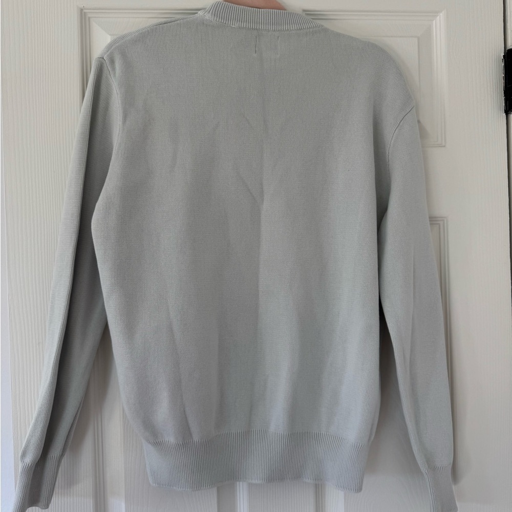 Zara Crewneck Sweater with Yellow Detail - Picture 4 of 4